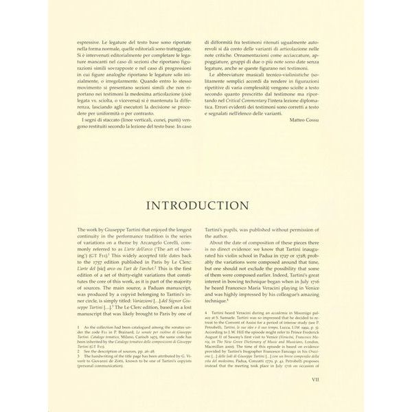 Bärenreiter Tartini L'arte dell'arco