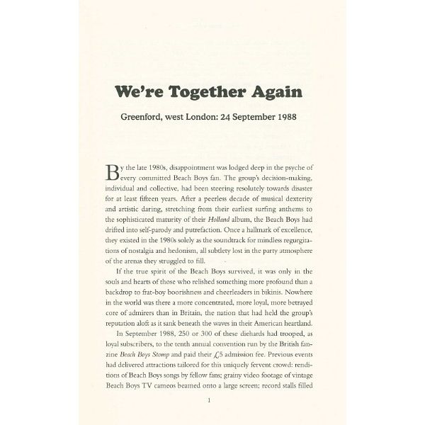 Putman Publishing Surf's Up: Brian Wilson