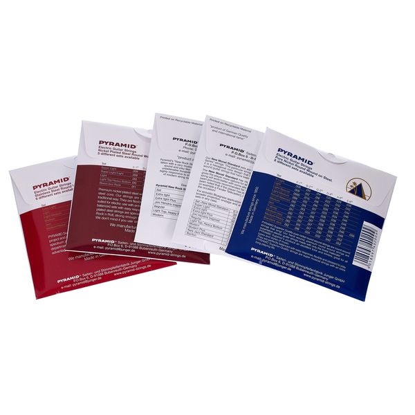 Pyramid 5er Box E-Guitar String Set