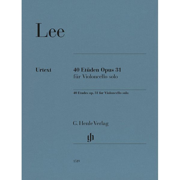 Henle Verlag Lee 40 Etüden op. 31