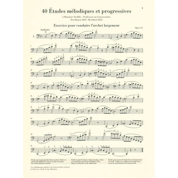 Henle Verlag Lee 40 Etüden op. 31