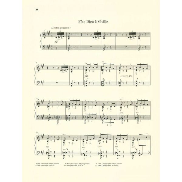 Henle Verlag Albéniz Iberia I-IV