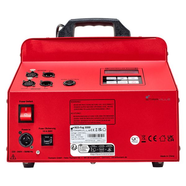 Stairville RED Fog 3000 Bundle