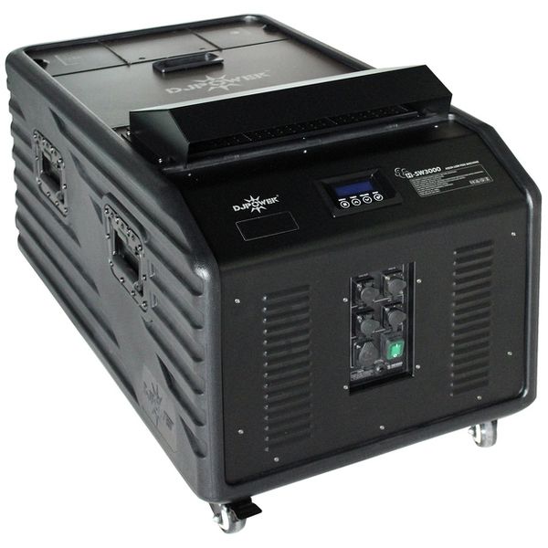 DJ Power H-SW3000 Ground Fog Bundle