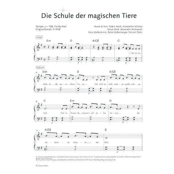 Music Factory Easy Charts Magische Tiere