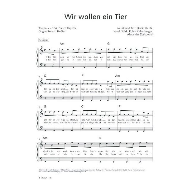 Music Factory Easy Charts Magische Tiere