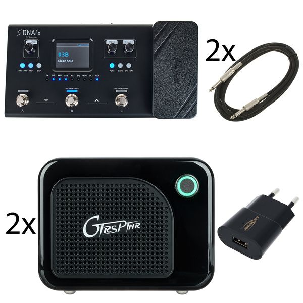 Harley Benton DNAfx GiTAd+ Cab Stereo Bundle