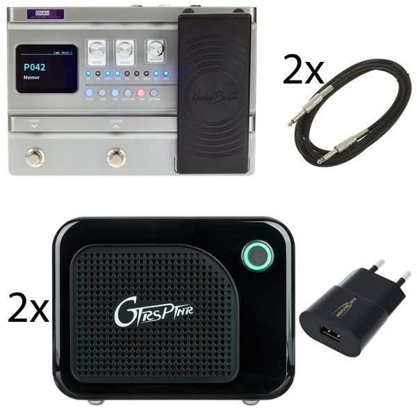 Harley Benton DNAfx GiT + Cab Stereo Bundle