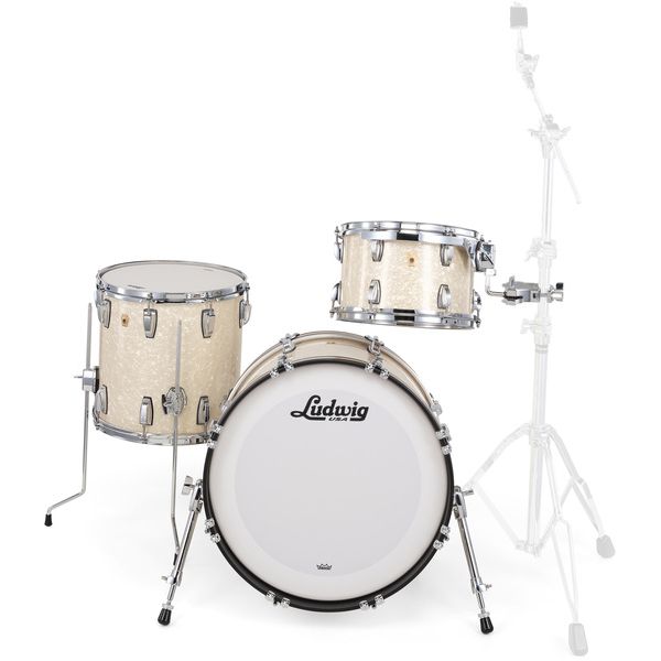 Ludwig Legacy Mahog. Downb. V.White