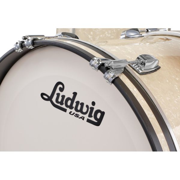 Ludwig Legacy Maple Downbeat V.White