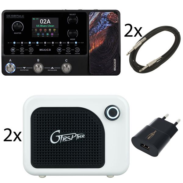 Mooer GE150+ Traveller Stereo Bdl WH