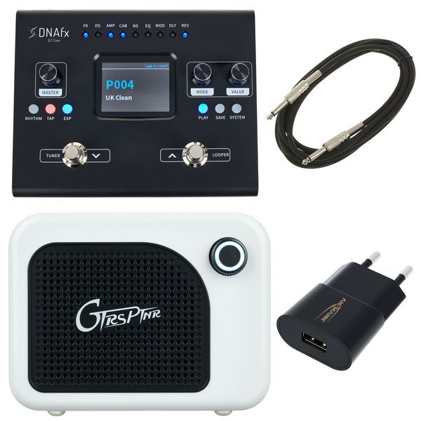 Harley Benton DNAfx GiT Core + Cab WH Bundle