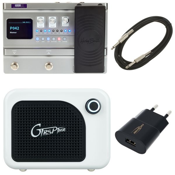 Harley Benton DNAfx GiT + Cab WH Bundle