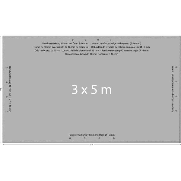 Austronet Gaze 204 B1 3x5m Bk