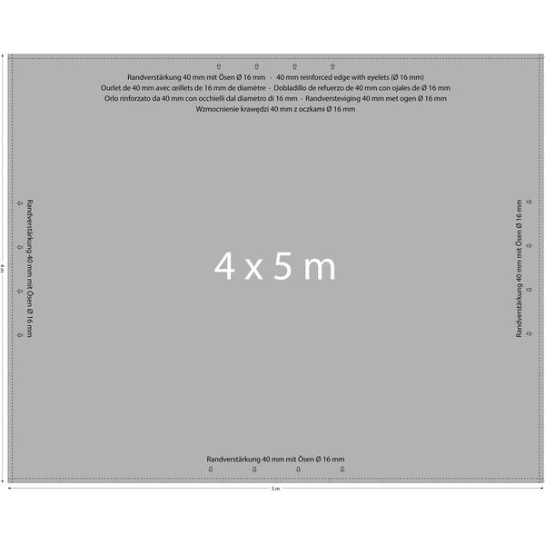 Austronet Gaze 203 B1 4x5m Bk