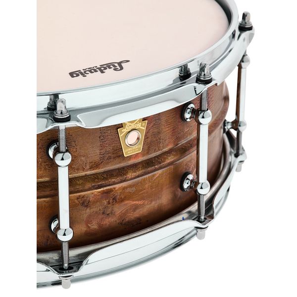 Ludwig 14"x5" Raw Copper Phonic
