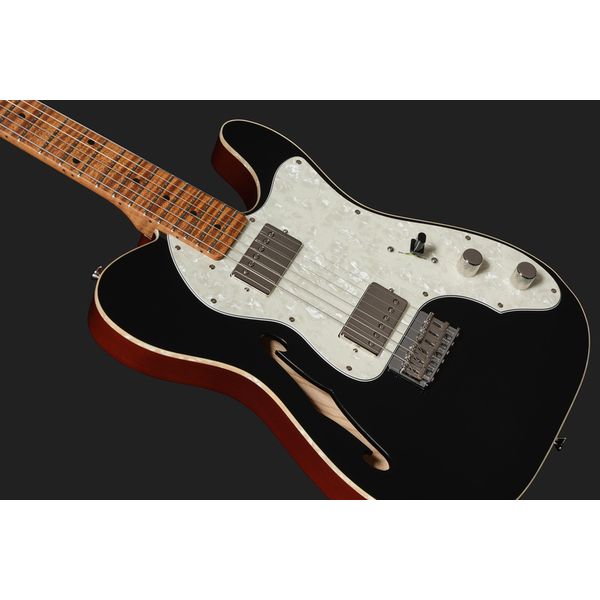 Xotic Guitars XTC-TL Black Top Natural Back