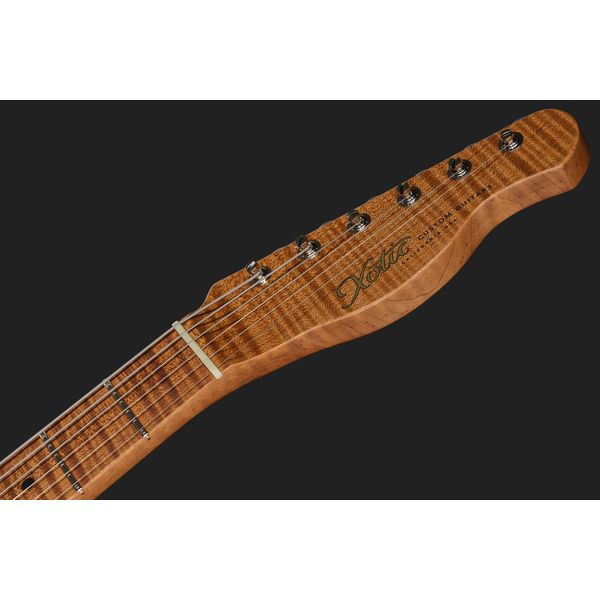 Xotic Guitars XTC-TL Black Top Natural Back