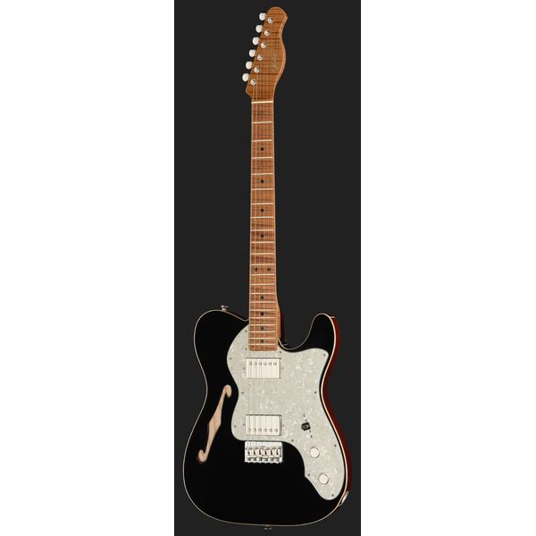 Xotic Guitars XTC-TL Black Top Natural Back