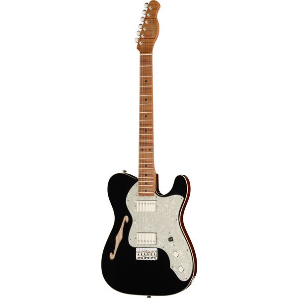 Xotic Guitars XTC-TL Black Top Natural Back