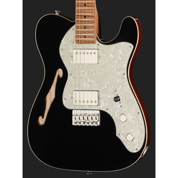 Xotic Guitars XTC-TL Black Top Natural Back