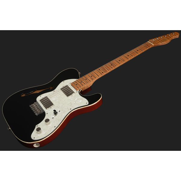 Xotic Guitars XTC-TL Black Top Natural Back