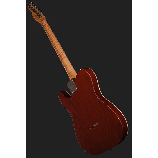 Xotic Guitars XTC-TL Black Top Natural Back