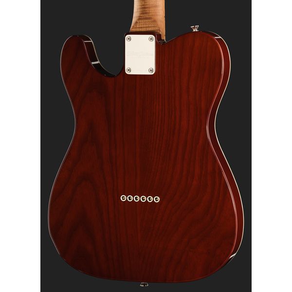 Xotic Guitars XTC-TL Black Top Natural Back