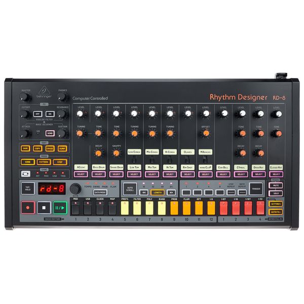 Behringer RD-8 MKII Case Bundle