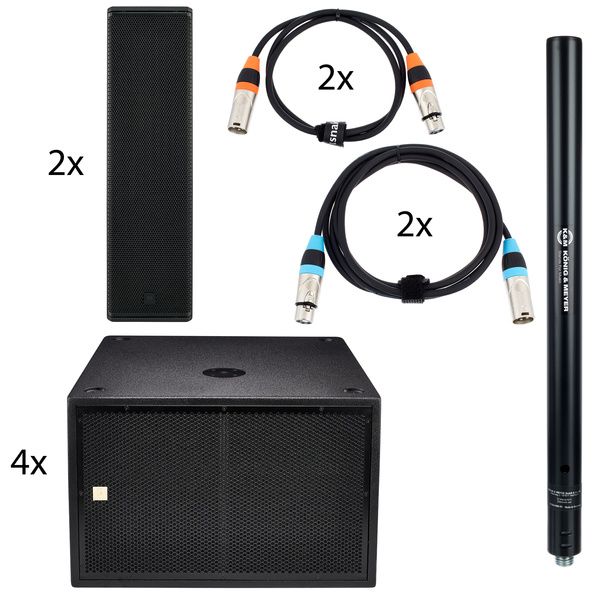 RCF NXL the box pro A121 Power Set