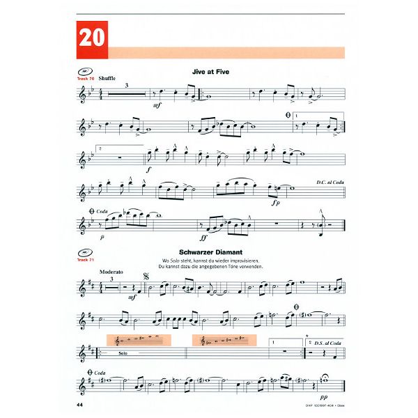 De Haske Hören Lesen Schule 2 Oboe