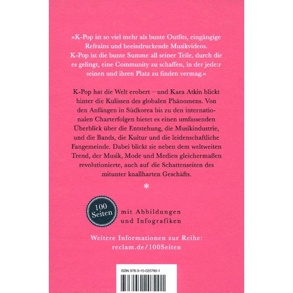 Reclam Verlag 100 Seiten K-Pop