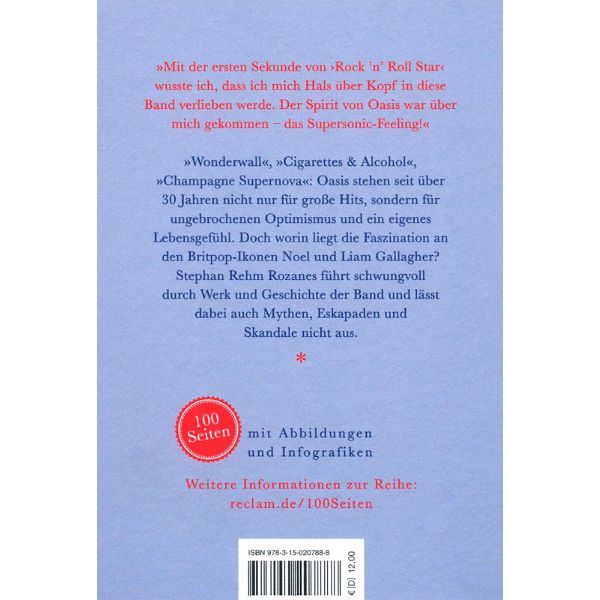 Reclam Verlag 100 Seiten Oasis