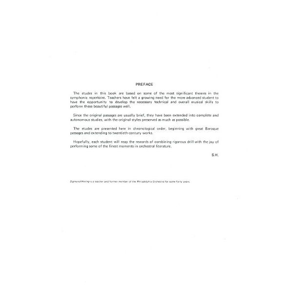 Carl Fischer 23 Orchestral Etudes Trumpet