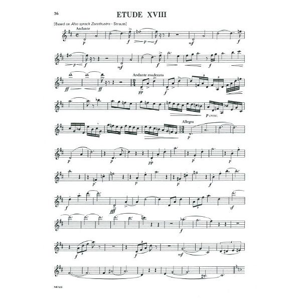 Carl Fischer 23 Orchestral Etudes Trumpet