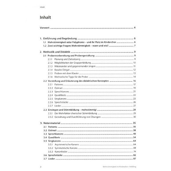 Helbling Verlag Mehrstimmigkeit im Kinderchor