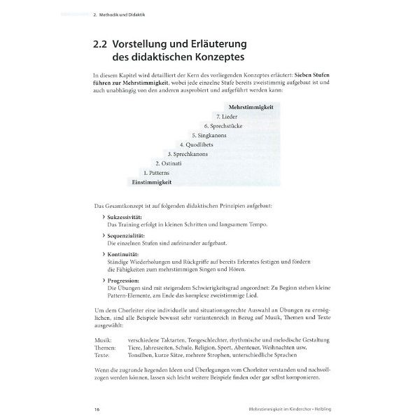 Helbling Verlag Mehrstimmigkeit im Kinderchor