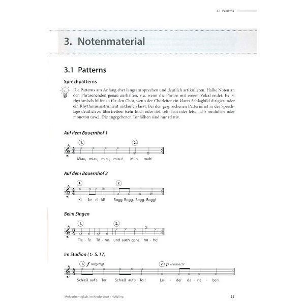 Helbling Verlag Mehrstimmigkeit im Kinderchor