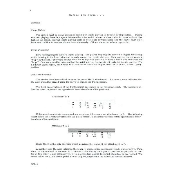 Carl Fischer Studies in Legato BassTrombone