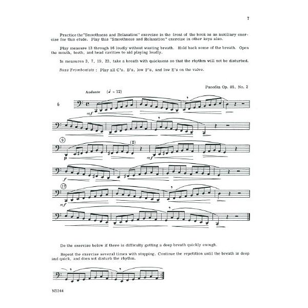 Carl Fischer Studies in Legato BassTrombone