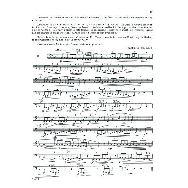 Carl Fischer Studies in Legato BassTrombone