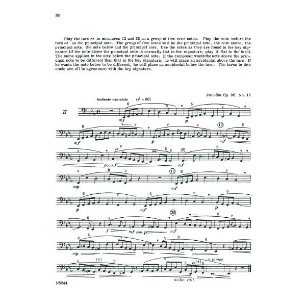 Carl Fischer Studies in Legato BassTrombone