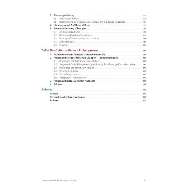 Helbling Verlag Probenmethodik Blasorchester