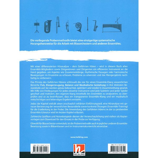 Helbling Verlag Probenmethodik Blasorchester