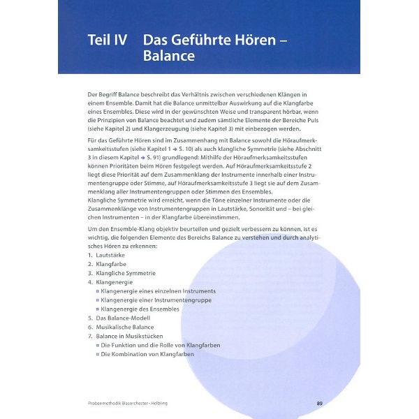 Helbling Verlag Probenmethodik Blasorchester