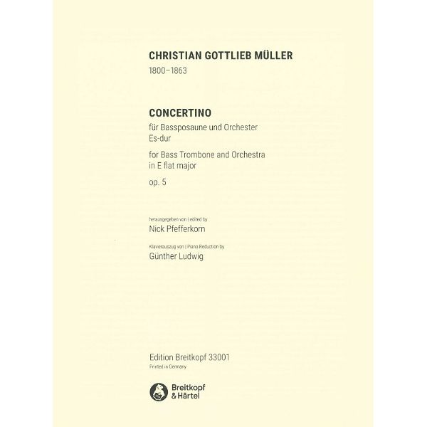 Breitkopf & Härtel Müller Concertino Bassposaune
