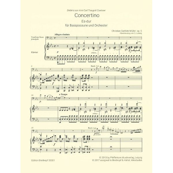 Breitkopf & Härtel Müller Concertino Bassposaune