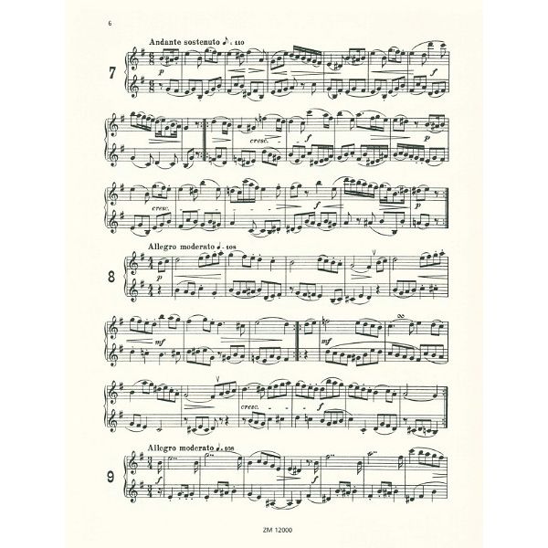 Zimmermann Verlag Flemming Übungsstücke Oboe 1