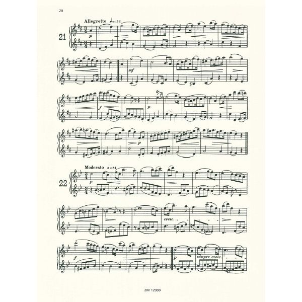 Zimmermann Verlag Flemming Übungsstücke Oboe 1