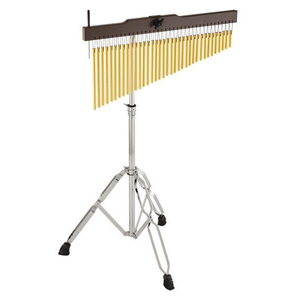 Millenium Solid Bar Chimes Brass/w Stand